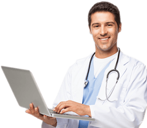 Secure video consultation between doctor and patient on Enquiry platform